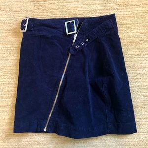 dark blue Urban Outfitters mini skirt